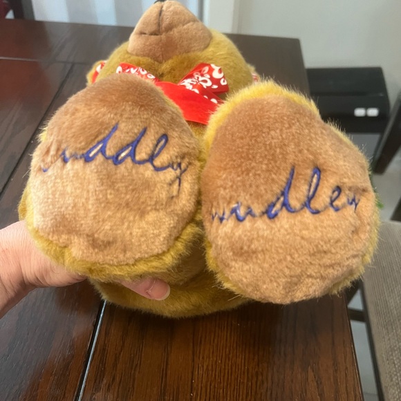 Cuddly Wudley Battery Operated Talking Brown Bear Plush Stuffed Animal - Picture 6 of 15